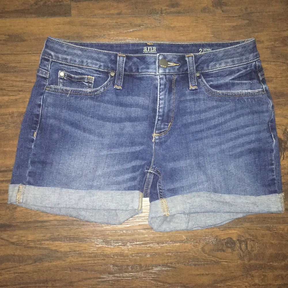 Denim shorts